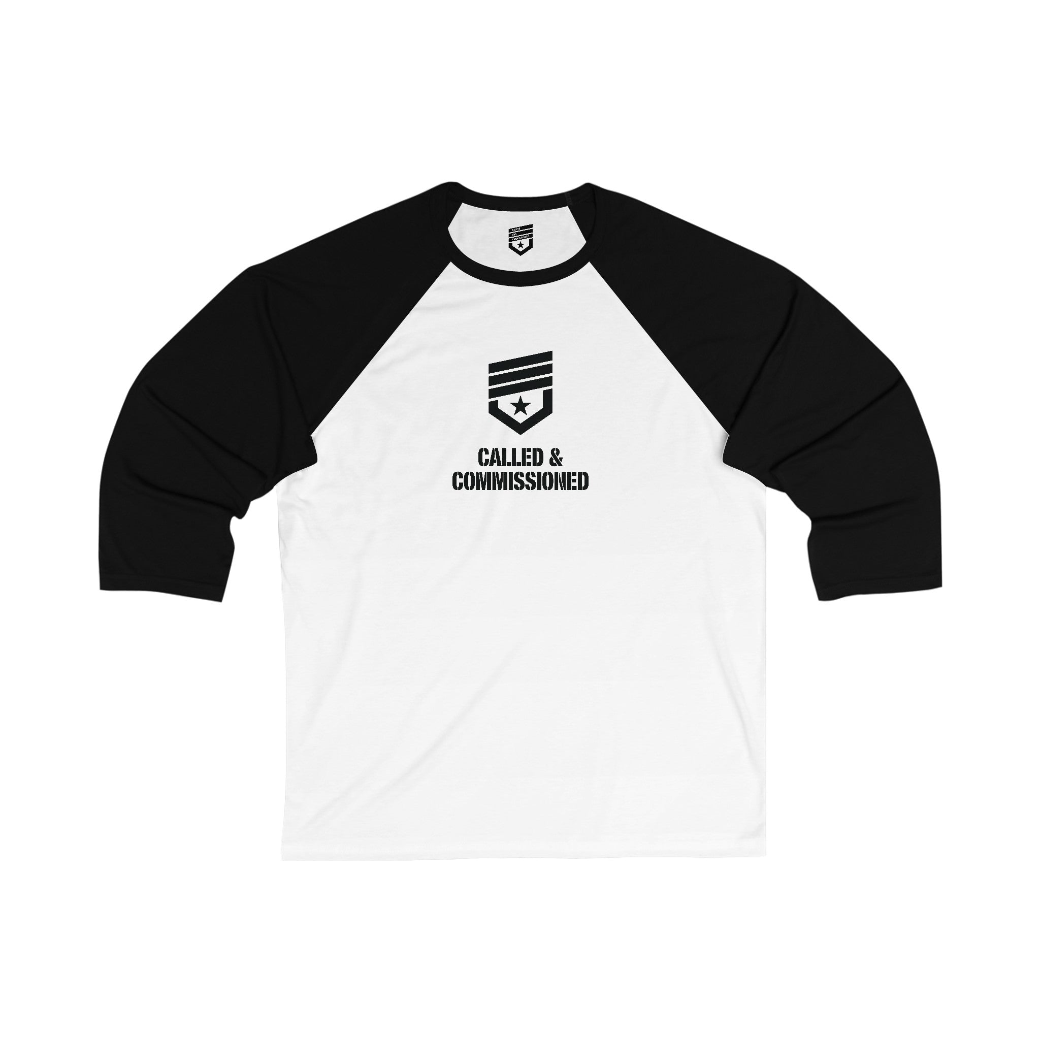 Stacked Logo Baseball Tee - Modern Fit