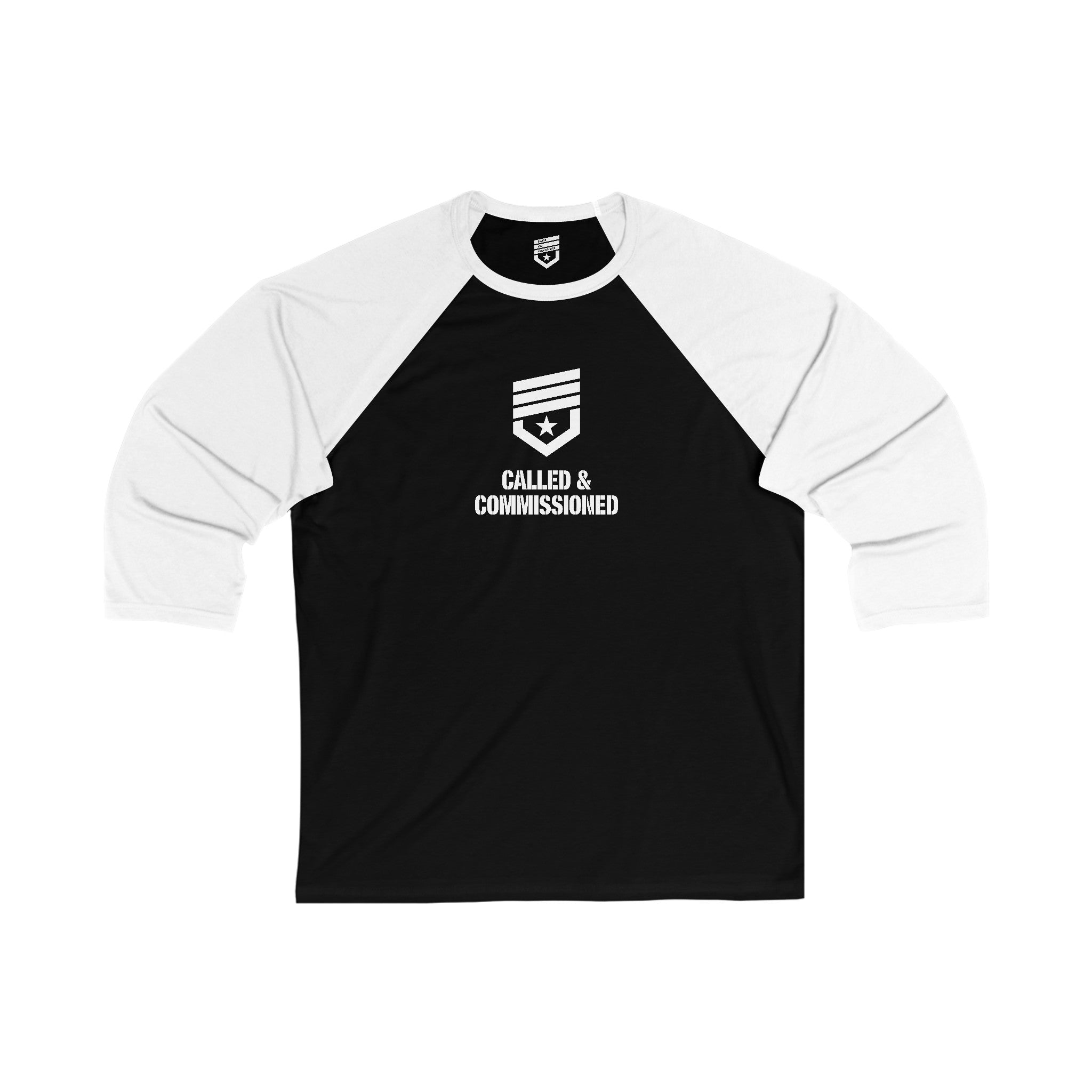 Stacked Logo Baseball Tee - Modern Fit